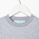 Толстовка с воланом KAFTAN "Basic line" р.34 (122-128), серый - фото 804475338