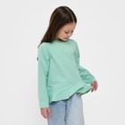 Свитшот для девочки с воланом KAFTAN "Basic line" размер 32 (110-116), цвет мята - Фото 6