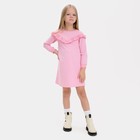 Платье для девочки KAFTAN Basic line, размер 32 (110-116 см), розовое - Фото 2