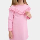 Платье для девочки KAFTAN Basic line, размер 32 (110-116 см), розовое - Фото 3