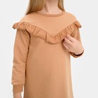 Платье для девочки KAFTAN Basic line, размер 32 (110-116 см), цвет кофе - Фото 3