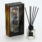 Диффузор ароматический с палочками «Самой роскошной», ароматизатор для дома 50 мл., аромат чёрный лёд, 10.2×19.6×5.2 см - Фото 2