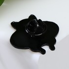 Значок «Щенок корги» с пончиком, цветная в чёрном металле - Фото 2