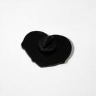 Значок «Два ленивца» сердце, цвет коричневый в чёрном металле - фото 8671203