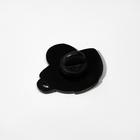 Значок «Ленивец» в кружке кофе, цветной в чёрном металле - Фото 3