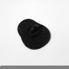 Значок «Авокадо» с косточкой-сердцем, цветной в чёрном металле - фото 6405627