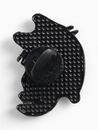 Значок «Котейка», цвет белый в чёрном металле - Фото 3