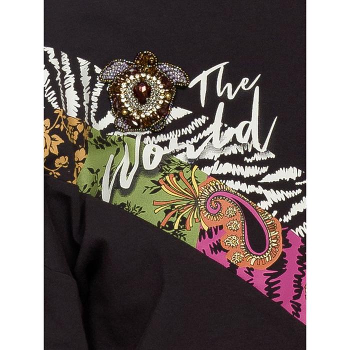 Толстовка женская, размер XL, цвет чёрный 49599