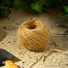 Шпагат льняной для подвязки растений, 50 м, 1200 текс, 2 нити, лён, Greengo - Фото 2