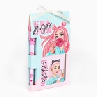 Подарочный набор «Не верь слухам», блок бумаги и ручка пластик - фото 24711136 Подарочный набор «Не верь слухам», блок бумаги и ручка пластик - фото 24711136