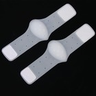 Супинаторы для ног, на липучке и манжете, силиконовые, 28 × 8,5, пара, цвет белый - Фото 3