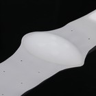 Супинаторы для ног, на липучке и манжете, силиконовые, 28 × 8,5, пара, цвет белый - Фото 5