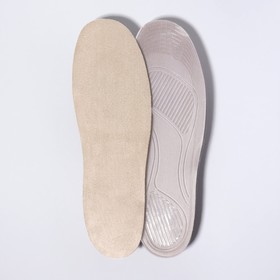 Стельки для обуви, универсальные, 36-43 р-р, пара, цвет серый