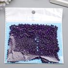 Бусины для творчества дерево "Фиолетовые" набор 20 гр 0,4х0,4 см - Фото 3