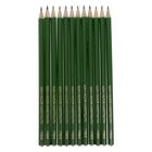 Набор карандашей чернографитных 12 штук Koh-I-Noor 1703 HB ALPHA, зеленый корпус (2334236) - Фото 2