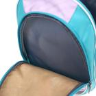 Рюкзак школьный, 37 х 27 х 16 см, эргономичная спинка, Calligrata Б "Единорог волшебный", бирюзовый/розовый - Фото 11