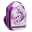 Рюкзак школьный, 37 х 27 х 16 см, эргономичная спинка, Calligrata Б Magic unicorn - Фото 19
