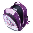 Рюкзак школьный, 37×27×16 см, эргономичная спинка, Calligrata Б Magic unicorn - фото 41422990