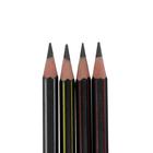 Набор 4шт карандаш ч/г K-I-N 1397 2B сверхгибкий, с ластиком (4157789) - Фото 3