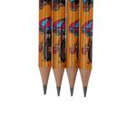 Набор 4шт карандаш ч/г дизайн K-I-N 1231 Крот d=2мм, корп толщ=7мм, корп L=189мм, с ластиком (491653 - Фото 3