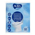 Одноразовое покрытие на сиденье унитаза AURA,10 шт. - Фото 1