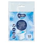 Одноразовое покрытие на сиденье унитаза AURA,10 шт. - Фото 3