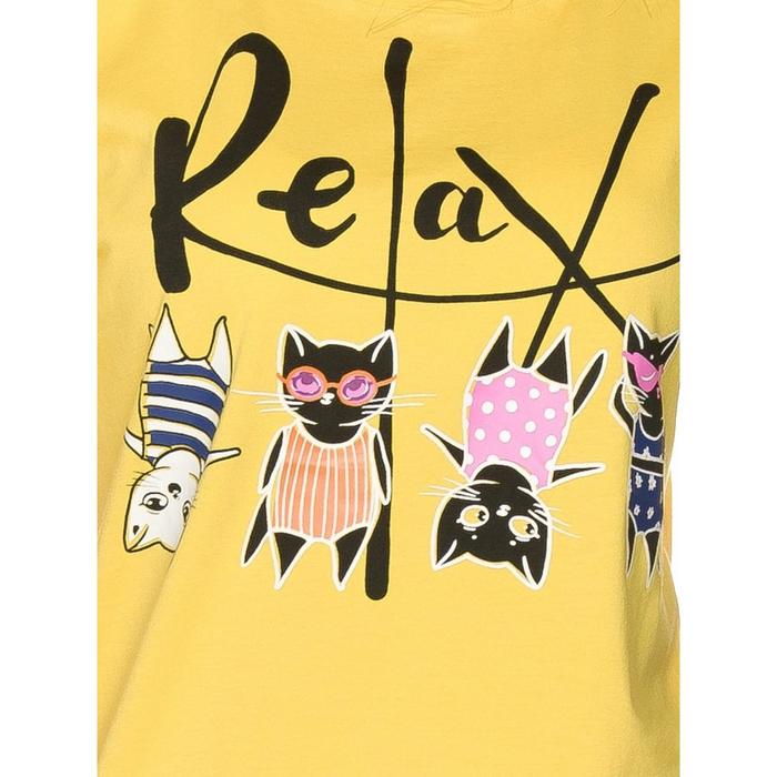 Комплект женский, размер S, цвет жёлтый 49606