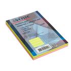 Блок с липким краем 98 х 150 мм, 100 листов, Neon deVENTE, 5 неоновых цветов в линейку, блок офсет - Фото 2