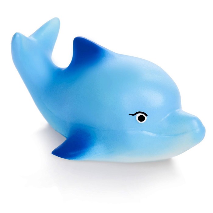 Резиновая игрушка «Дельфинёнок», МИКС - фото 1896506212