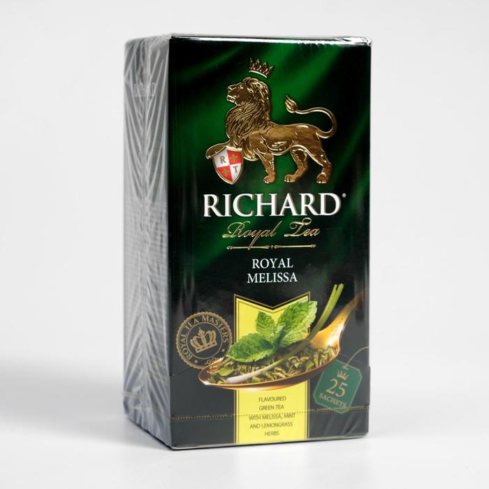 Чай зелёный Richard "Royal Melissa", 25 шт. - Фото 1
