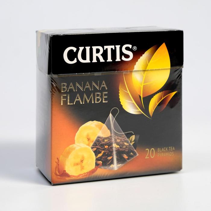 Чай чёрный в пирамидках Curtis Banana Flambe, 20 шт. - Фото 1