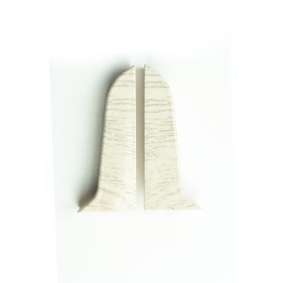 Заглушка для плинтуса «Декопласт», 60 мм, цвет дуб супремо