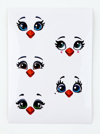 Пасхальный набор для украшения яиц «Панки» на пасху, 9,8 х 15,3 х 1,1 см.