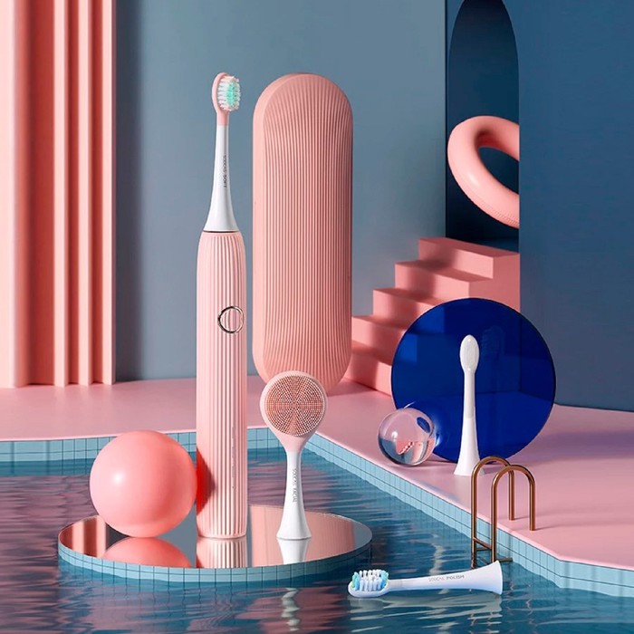 Электрическая зубная щетка Soocas Electric Toothbrush V1 звуковая розовая 245900₽