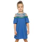 Платье для девочек, рост 98 см, цвет синий - фото 295140938