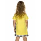 Платье для девочек, рост 98 см, цвет жёлтый - Фото 3