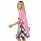 Платье для девочек, рост 122 см, цвет розовый - Фото 2