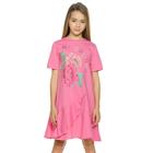 Платье для девочек, рост 122 см, цвет розовый - фото 109849041