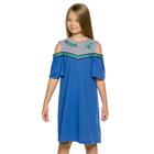 Платье для девочек, рост 152 см, цвет синий - фото 110319139