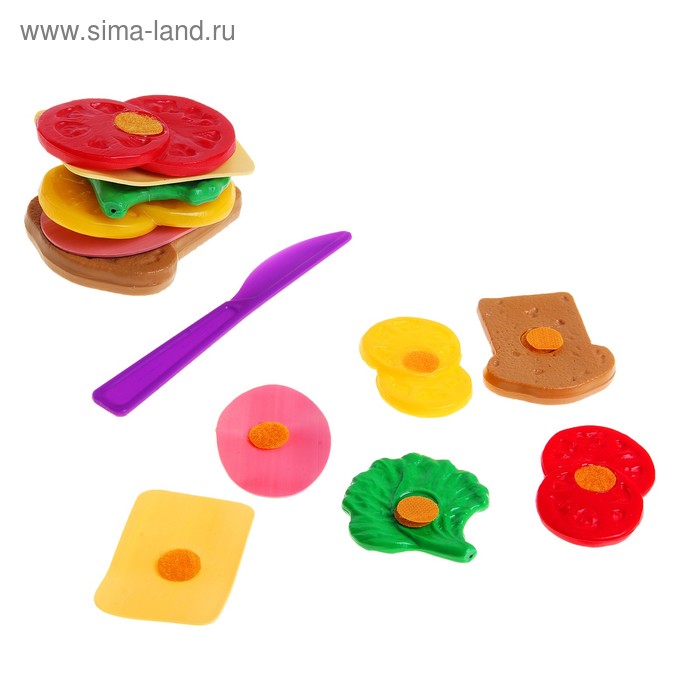 Игровой набор «Бутерброд», цвета МИКС - Фото 1