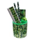 Набор настольный детский «Милитари» (подставка+2 карандаша+линейка+точилка+ластик+блокнот 8 листов) - Фото 1