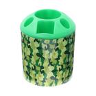 Набор настольный детский «Милитари» (подставка+2 карандаша+линейка+точилка+ластик+блокнот 8 листов+ножницы) - Фото 2