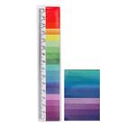 Набор настольный детский «Радуга» подставка, 2 карандаша, линейка, точилка, ластик, блок 8 листов - Фото 4