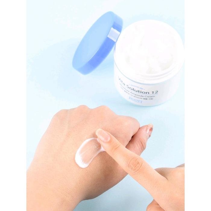 Увлажняющий ампульный крем для лица "Jigott", "Vita Solution 12", с витамином В8, 100 мл 22121