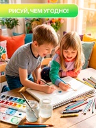 Альбом для рисования Calligrata А4, 40 листов, на скрепке, плотность листов 100 г/м², обложка из мелованного картона - Фото 3