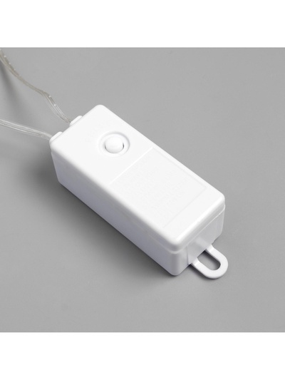 Гирлянда «Занавес» 1.6×1.6 м, роса, IP20, серебристая нить, 160 LED, свечение белое, 8 режимов, 220 В