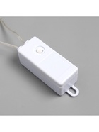 Гирлянда «Занавес» 1.6 × 1.6 м роса, IP20, серебристая нить, 160 LED, свечение тёплое белое, 8 режимов, 220 В 5206147 - фото 319915957