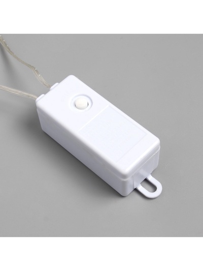 Гирлянда «Занавес» 1.6×1.6 м роса, IP20, серебристая нить, 160 LED, свечение тёплое белое, 8 режимов, 220 В