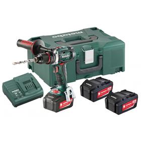 

Дрель-винтоверт Metabo BS 18 LTX Impuls Set, 18В, 3х4 Ач, Li-Ion, 500/1700 об/мин, 110/55 Нм