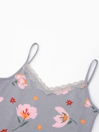 Пижама женская (майка, брюки) KAFTAN «Цветы», размер 40-42, серая - Фото 12